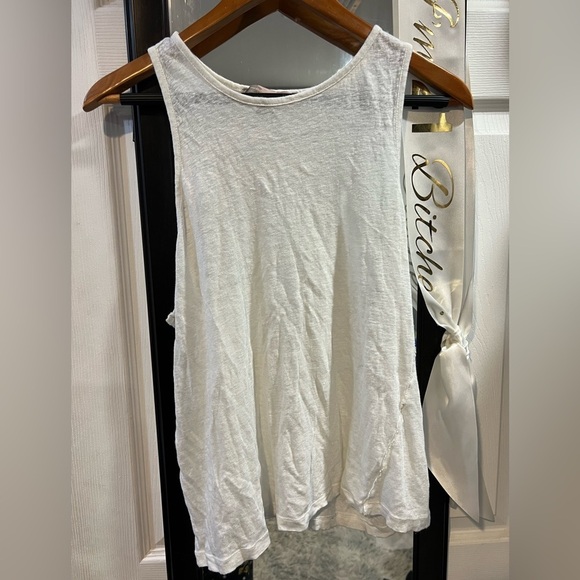 Tops - White Forever 21 Sheer Tank​